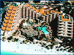 Playa Linda aerial view